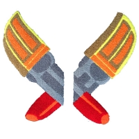 毛巾绣、毛巾绣花章、贴布毛巾绣、毛线绣花